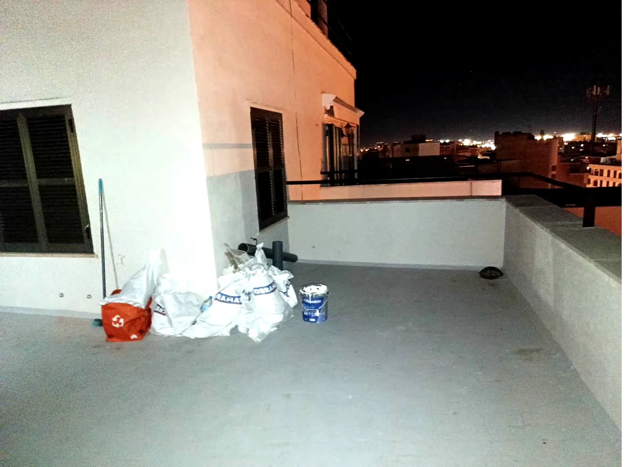Impermeabilización de cubierta y terraza finalizada